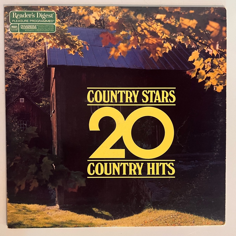 Country Stars 20 Country Hits Vinyl Record 1976 Readers Digest used READ